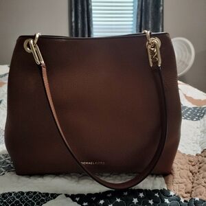 Michael Kors Kensington Shoulder Bag with Gold Accents